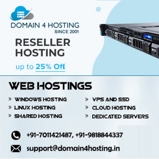 Linux Reseller Hosting - 1 Year @ ₹1200 /mo, ₹12000 /year with Unlimited Domain Linux Reseller Hosting - 1 Year @ ₹1200 /mo, ₹12000 /year with Unlimited Domain