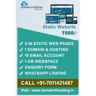 Static Website with Domain & Hosting