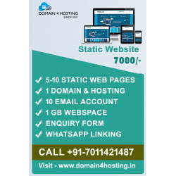 Static Website with Domain & Hosting